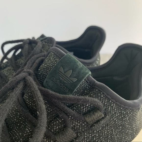 Adidas Tubular Shadow Black Sparkle Sneaker Shoes 10 - Picture 7 of 12